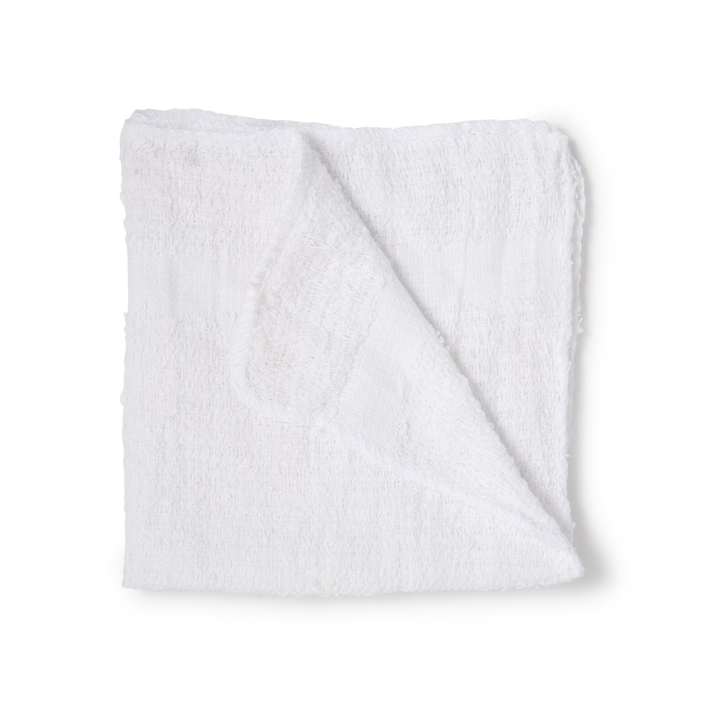 Lew Jan Textile Washcloth 12 X 12 Inch White Reusable (496267_DZ)