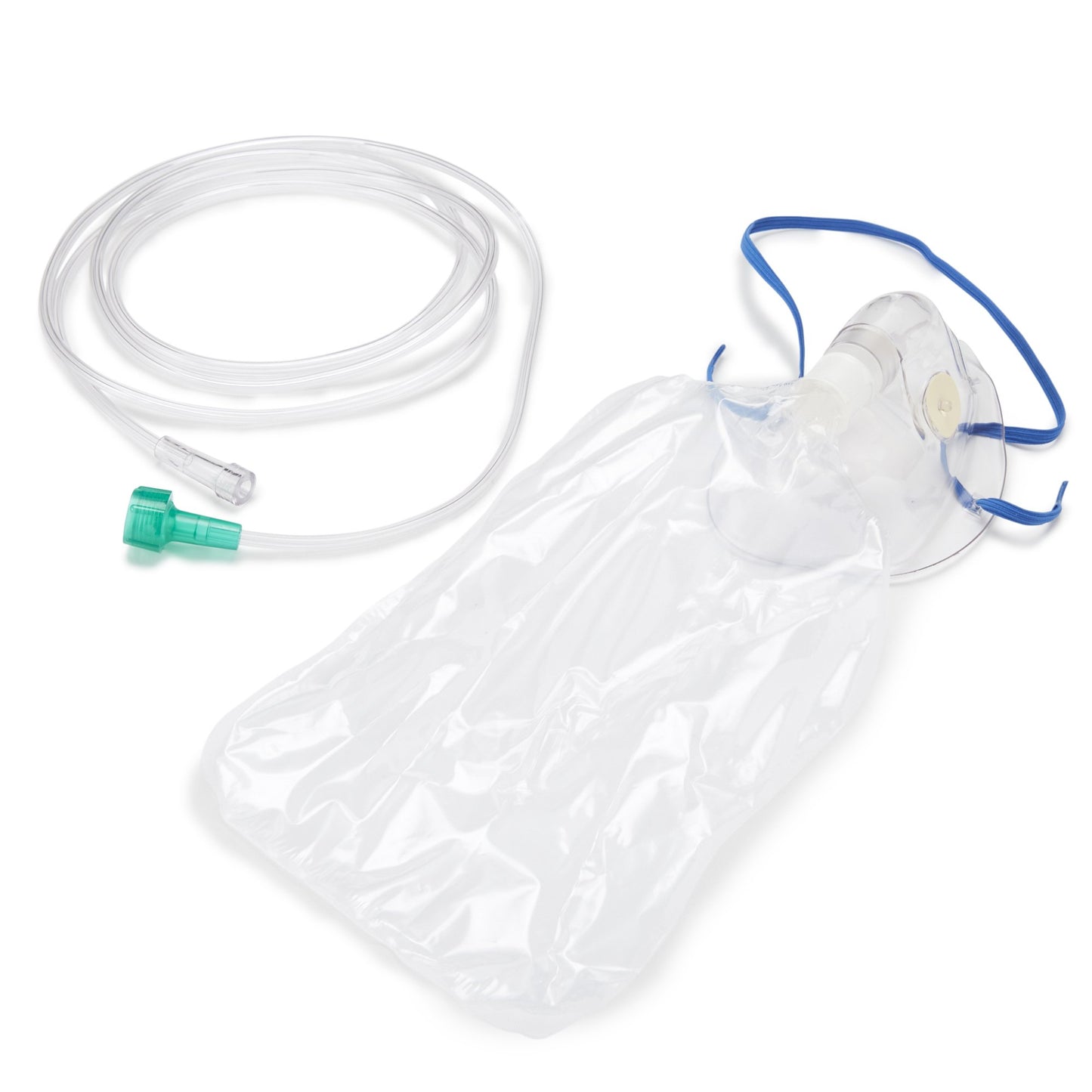 McKesson NonRebreather Oxygen Mask Elongated Style Adult One Size Fits Most Adjustable Head Strap (1052548_EA)