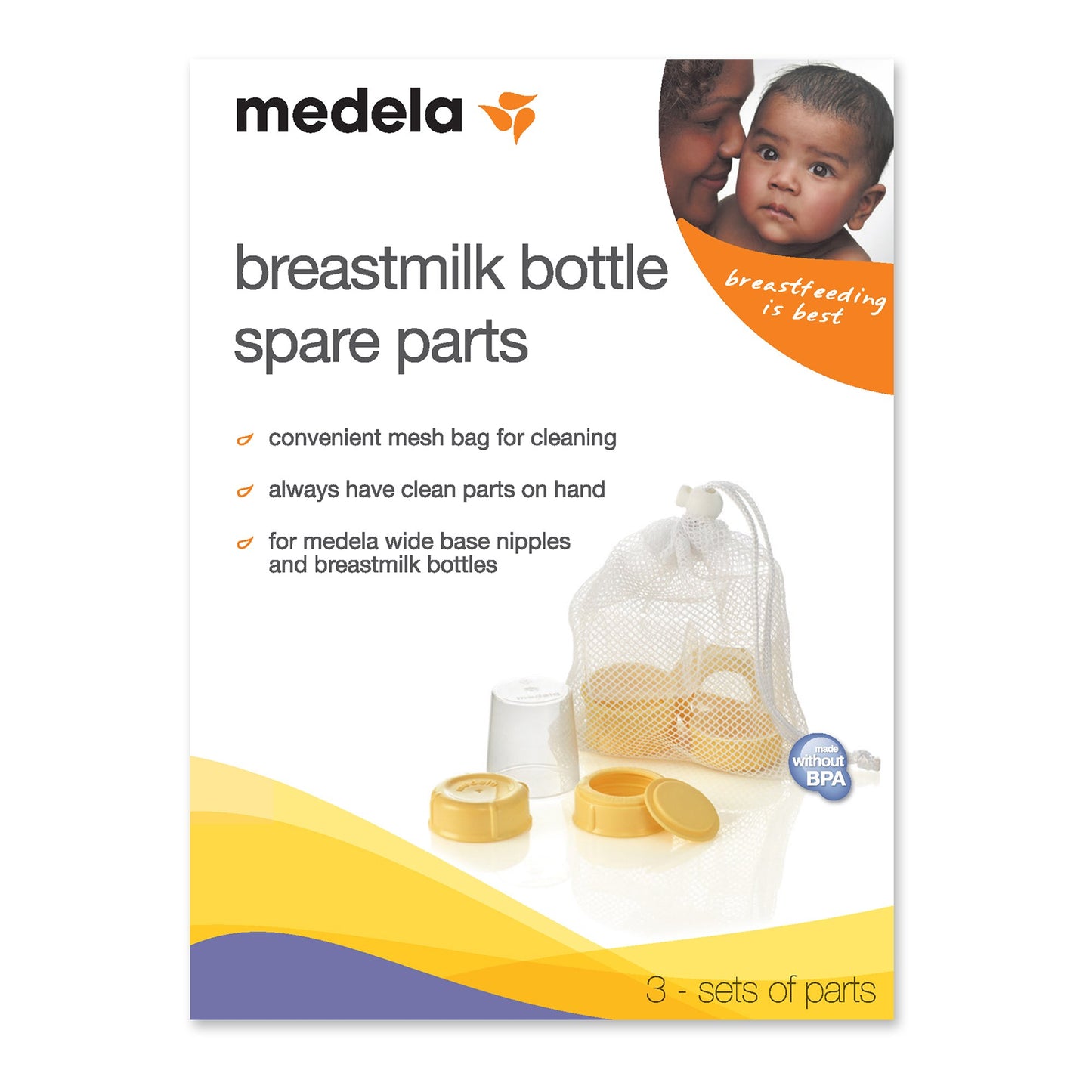 Medela Breast Milk Bottle Spare Parts For Breast Milk Bottles (1029084_EA)