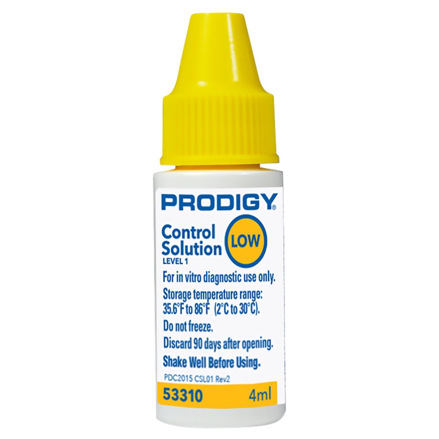 Prodigy Diabetes Care Blood Glucose Control Solution 4 mL Low Level (842597_EA)