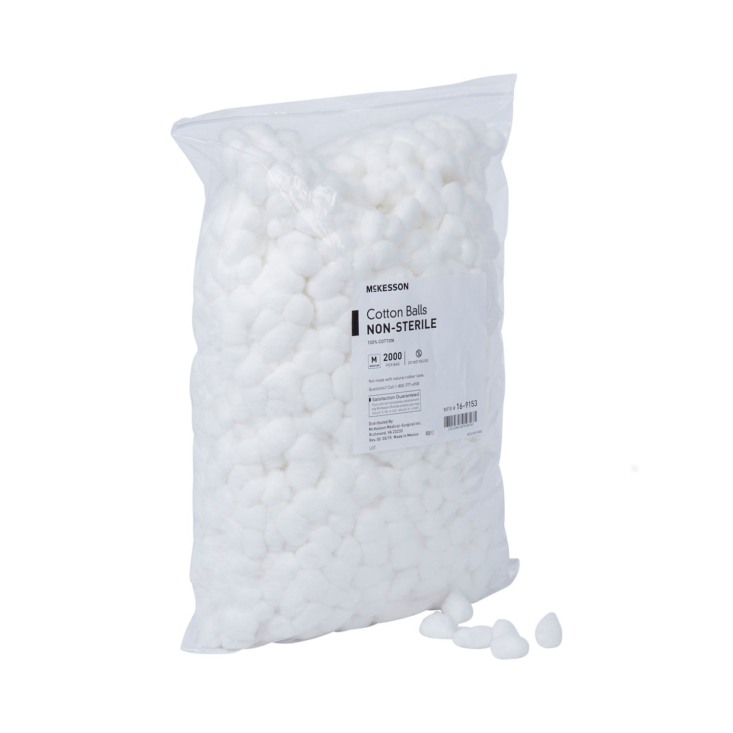 McKesson Cotton Ball Medium NonSterile (980221_BG)