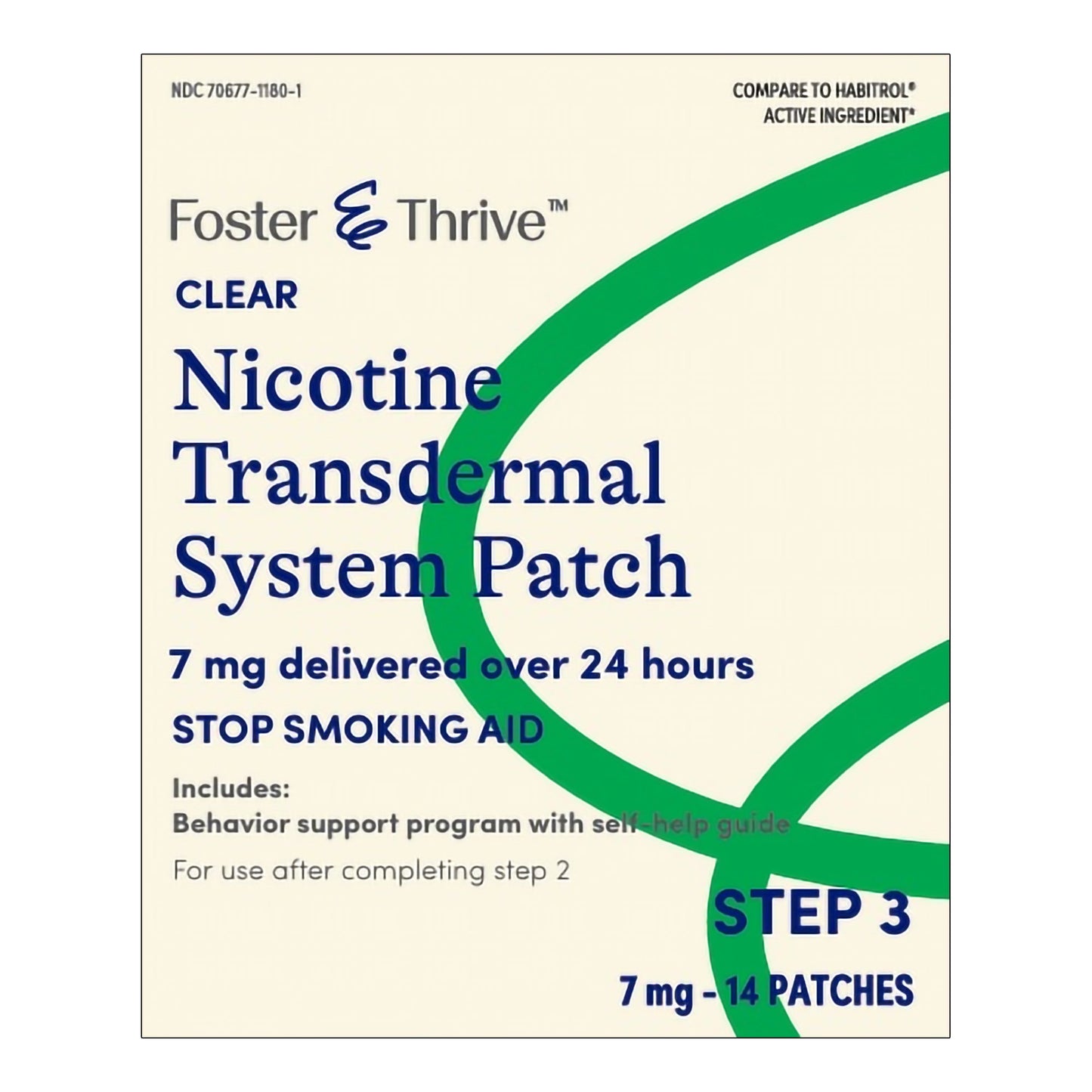 Foster & Thrive™ Stop Smoking Aid 7 mg Strength Transdermal Patch (1244994_BX)