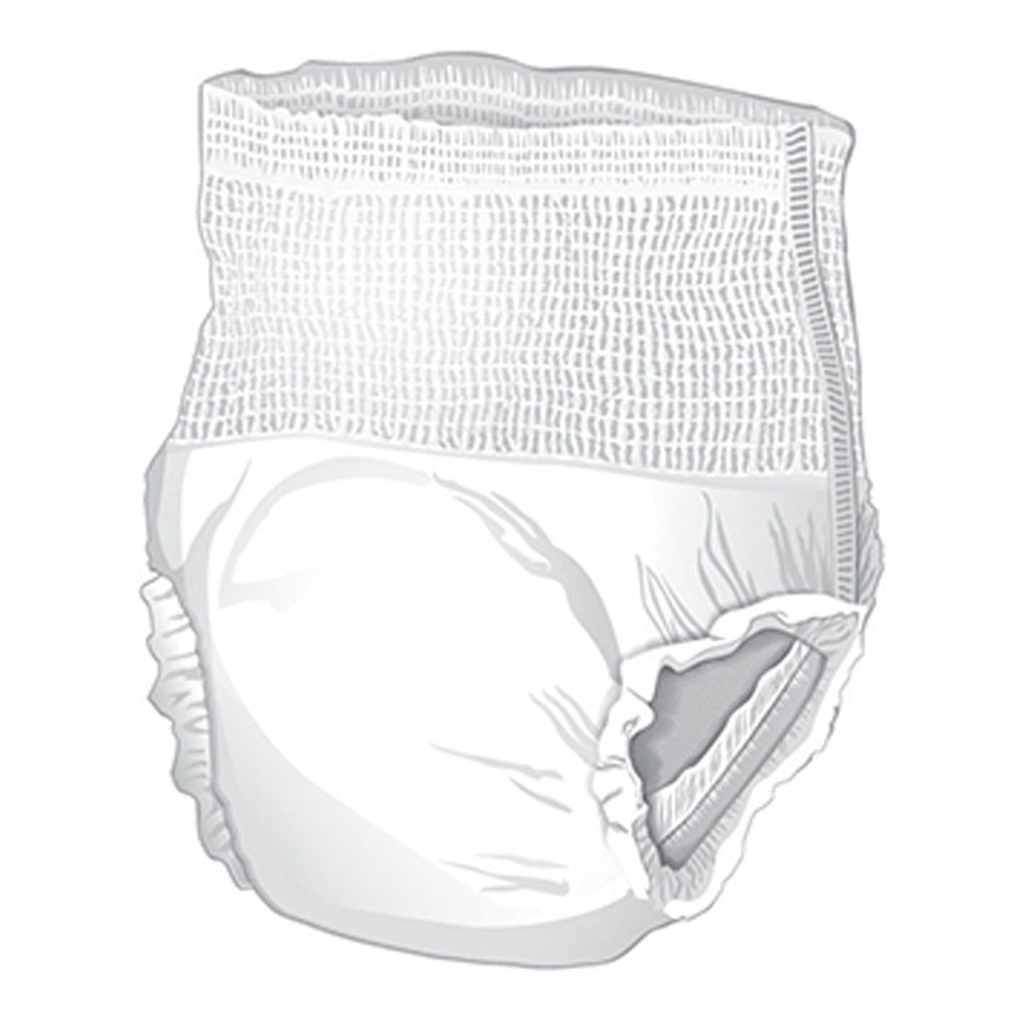 McKesson Ultra Unisex Adult Absorbent Underwear Pull On with Tear Away Seams Medium Disposable Heavy Absorbency (724916_CS)