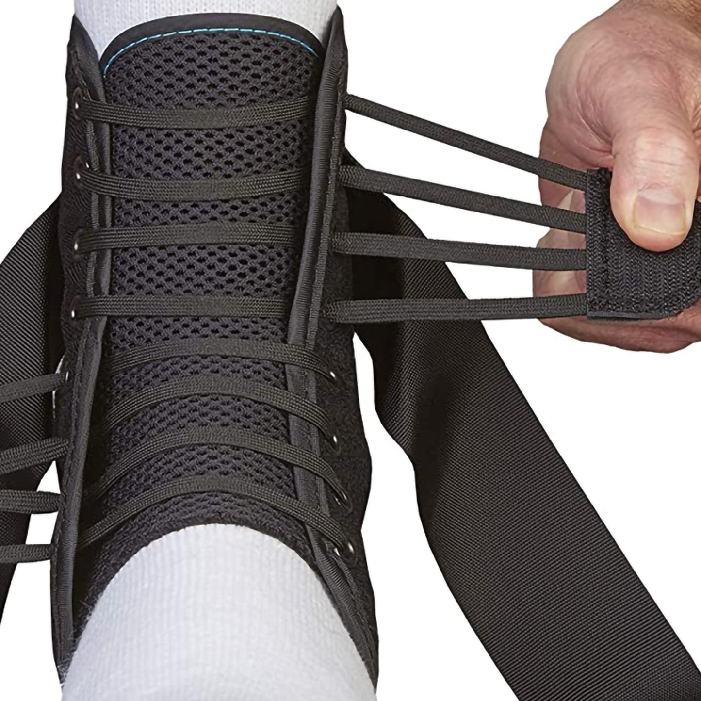 ASO® Speed Lacer Ankle Brace Small Lace-Up / Hook and Loop Strap Closure Foot (636481_EA)