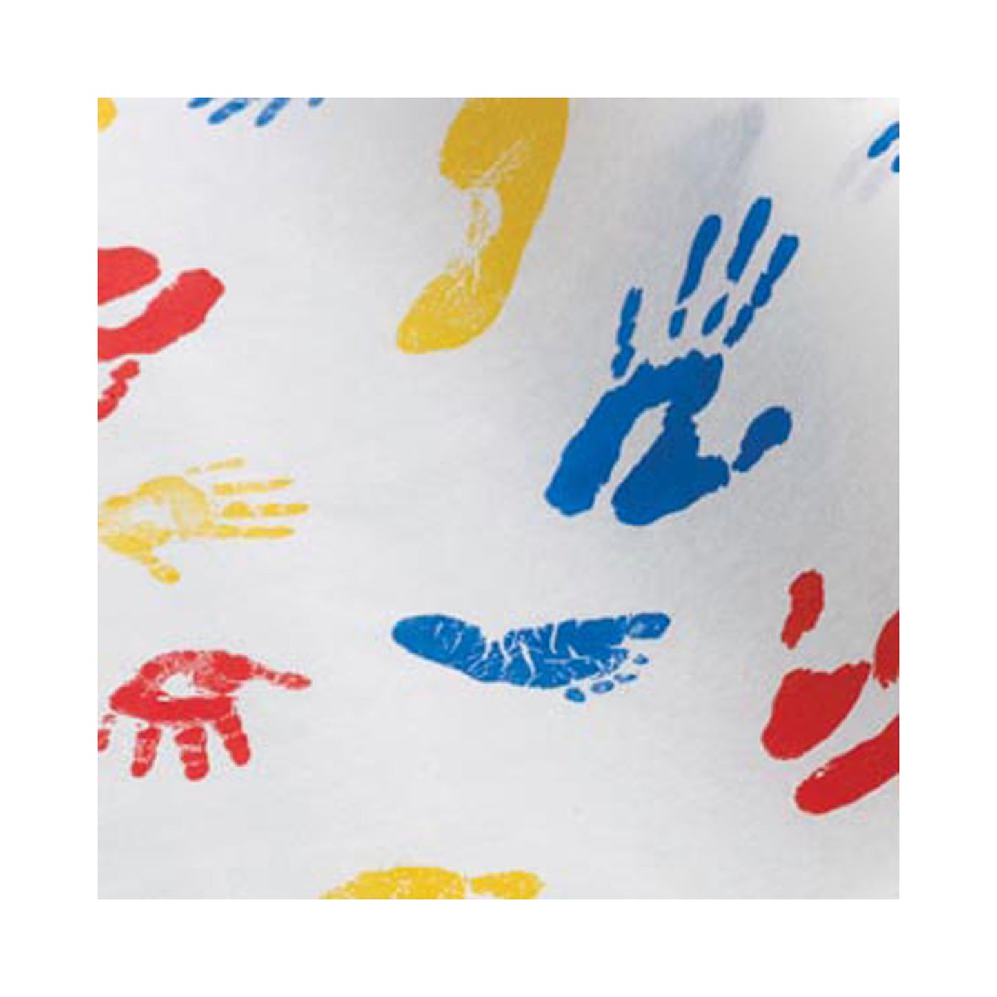 Tiny Tracks™ Table Paper 21 Inch Width 125 Foot Length Print (Hands) Crepe (381677_CS)