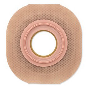 New Image™ FlexTend™ Ostomy Barrier Precut, Extended Wear Adhesive Tape Borders 44 mm Flange Green Code System 1 Inch Opening (997253_BX)
