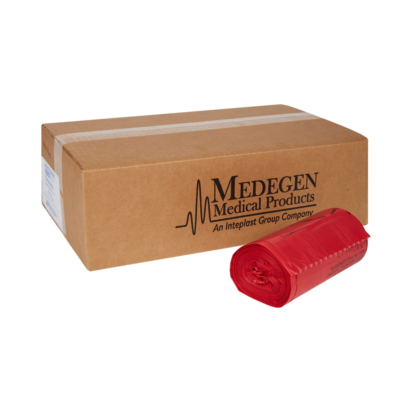 McKesson Biohazard Waste Bag Biohazard Symbol / Infectious Waste 7 to 10 gal. Red 24 X 24 Inch (185449_CS)