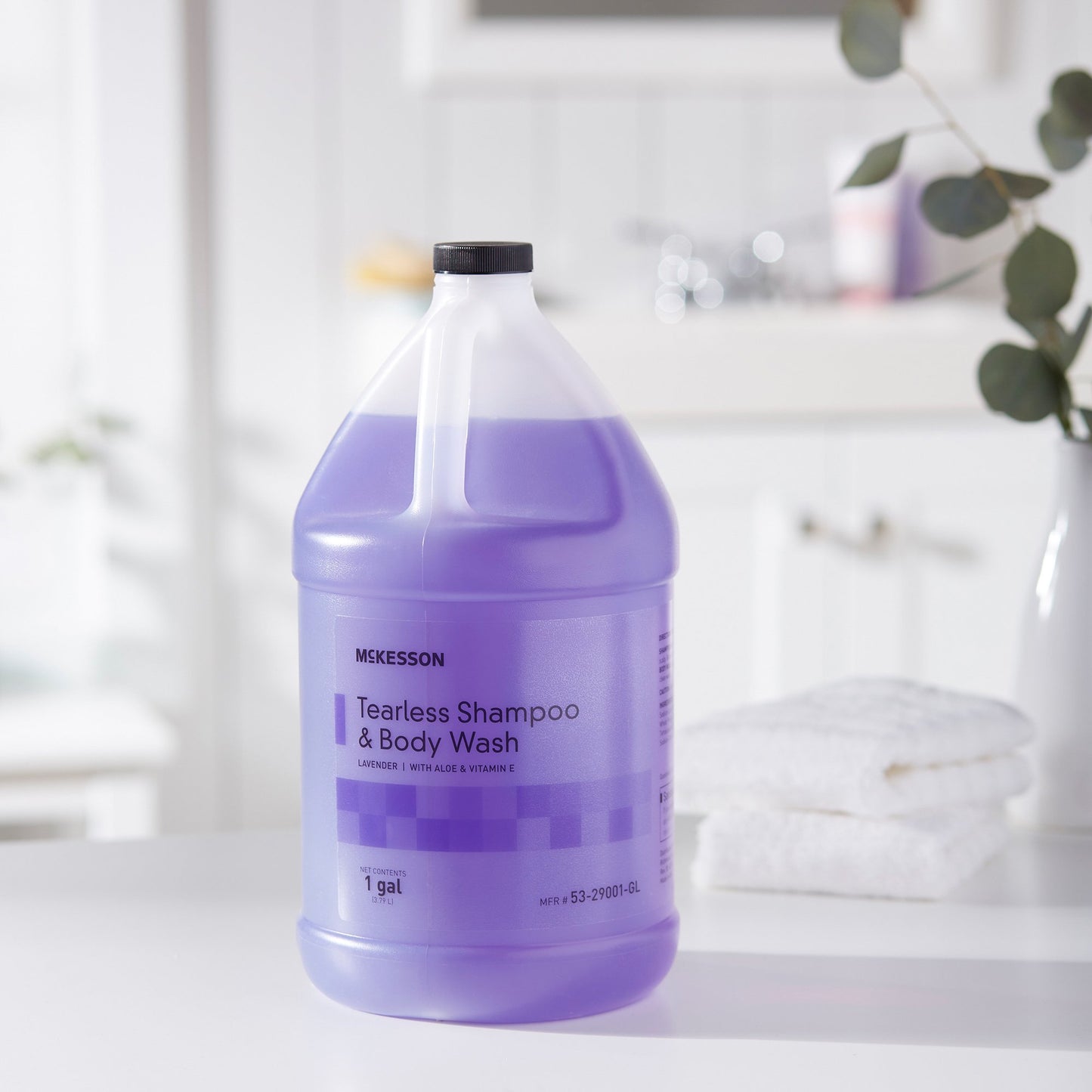 McKesson Tearless Shampoo and Body Wash 1 gal. Jug Lavender Scent (877034_CS)