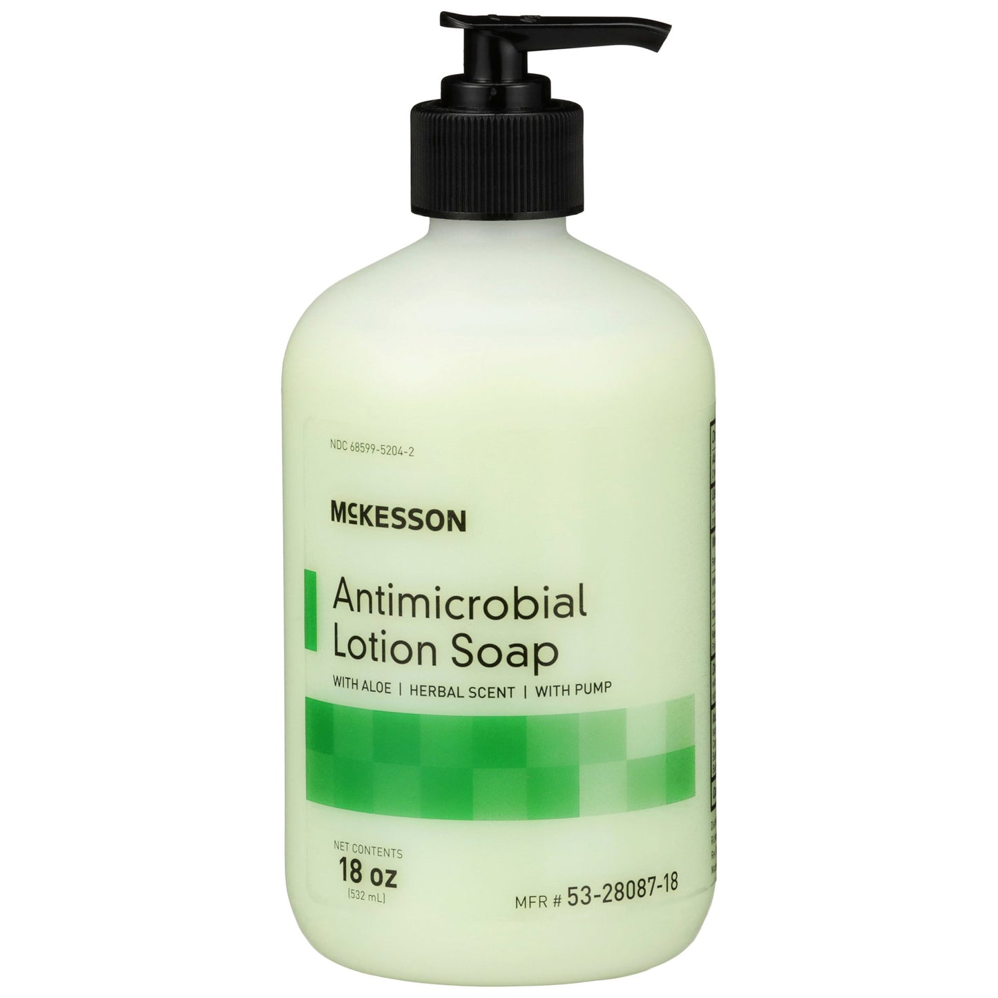 McKesson Antimicrobial Soap Lotion 18 oz. Pump Bottle Herbal Scent (937908_EA)