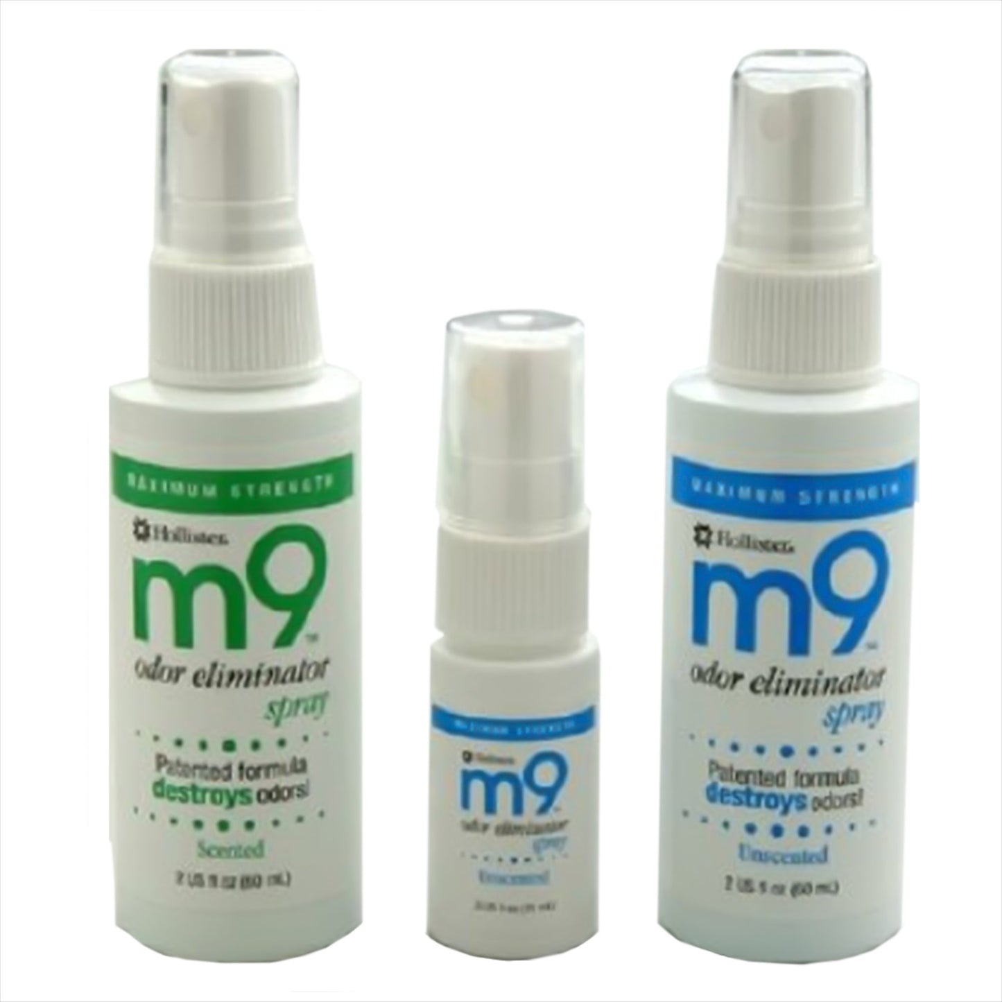 M9™ Deodorizer Liquid 2 oz. Bottle Green Apple Scent (400994_BX)