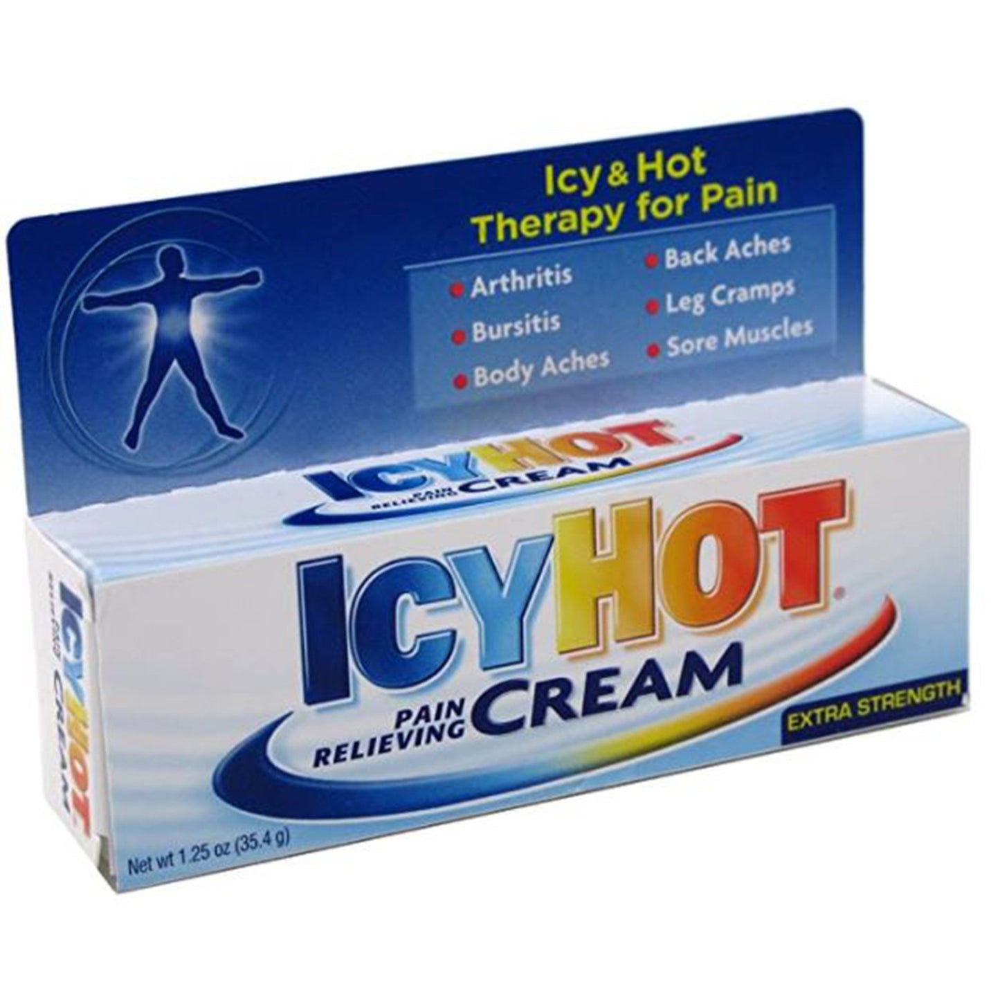 Icy Hot® Topical Pain Relief 10% - 30% Strength Menthol / Methyl Salicylate Cream 1.25 oz. (1189057_EA)