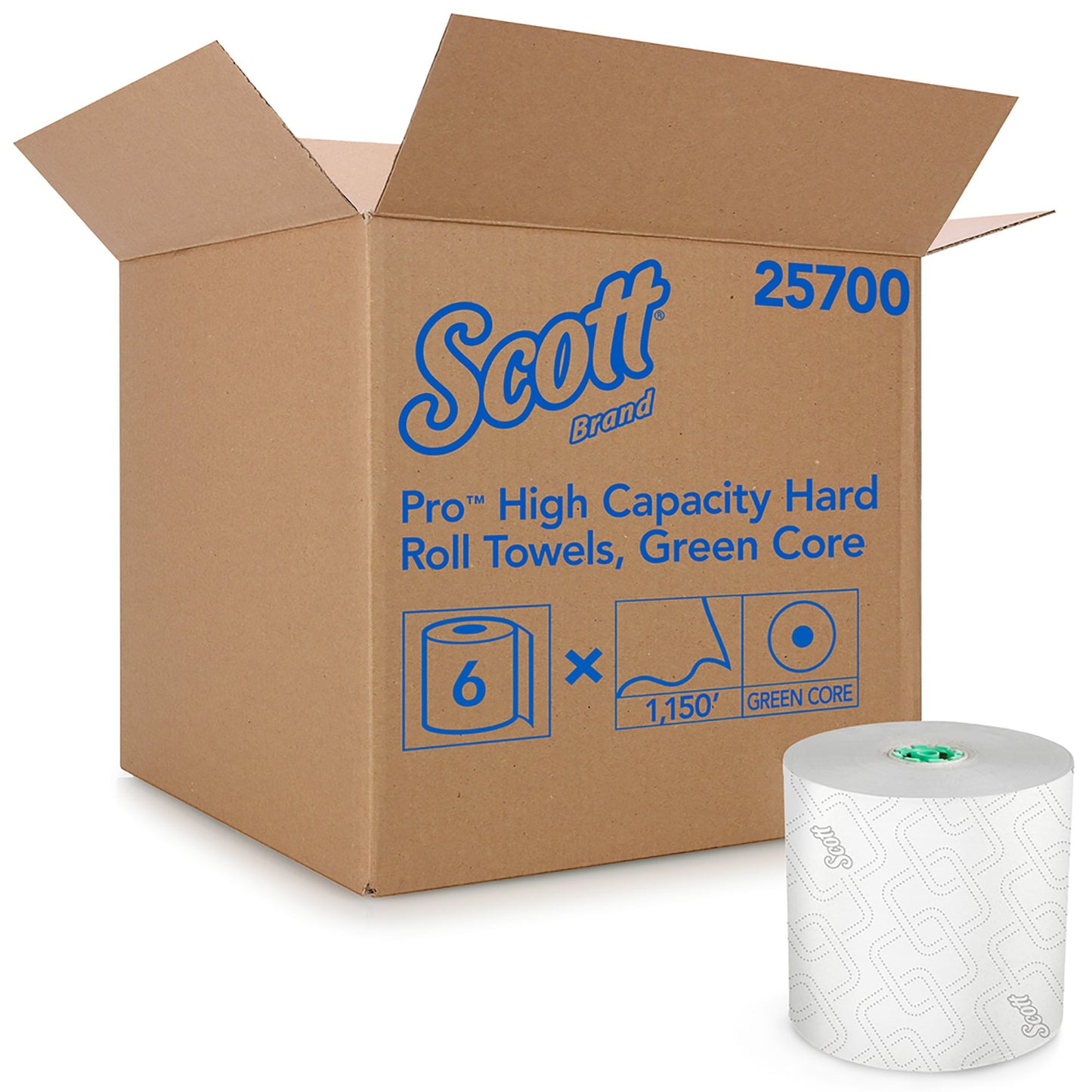 Scott® MOD Green Paper Towel High Capacity Hardwound Roll 7-1/2 Inch X 1150 Foot (958703_CS)