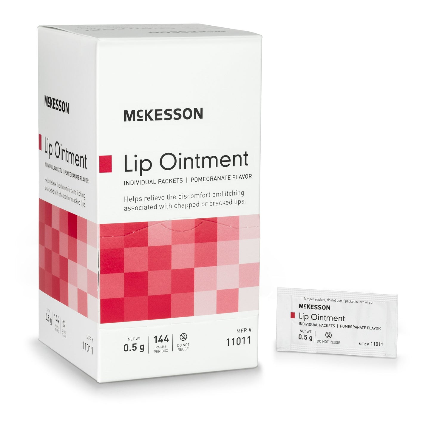 McKesson Lip Balm 0.5 gm Individual Packet (1111734_BX)