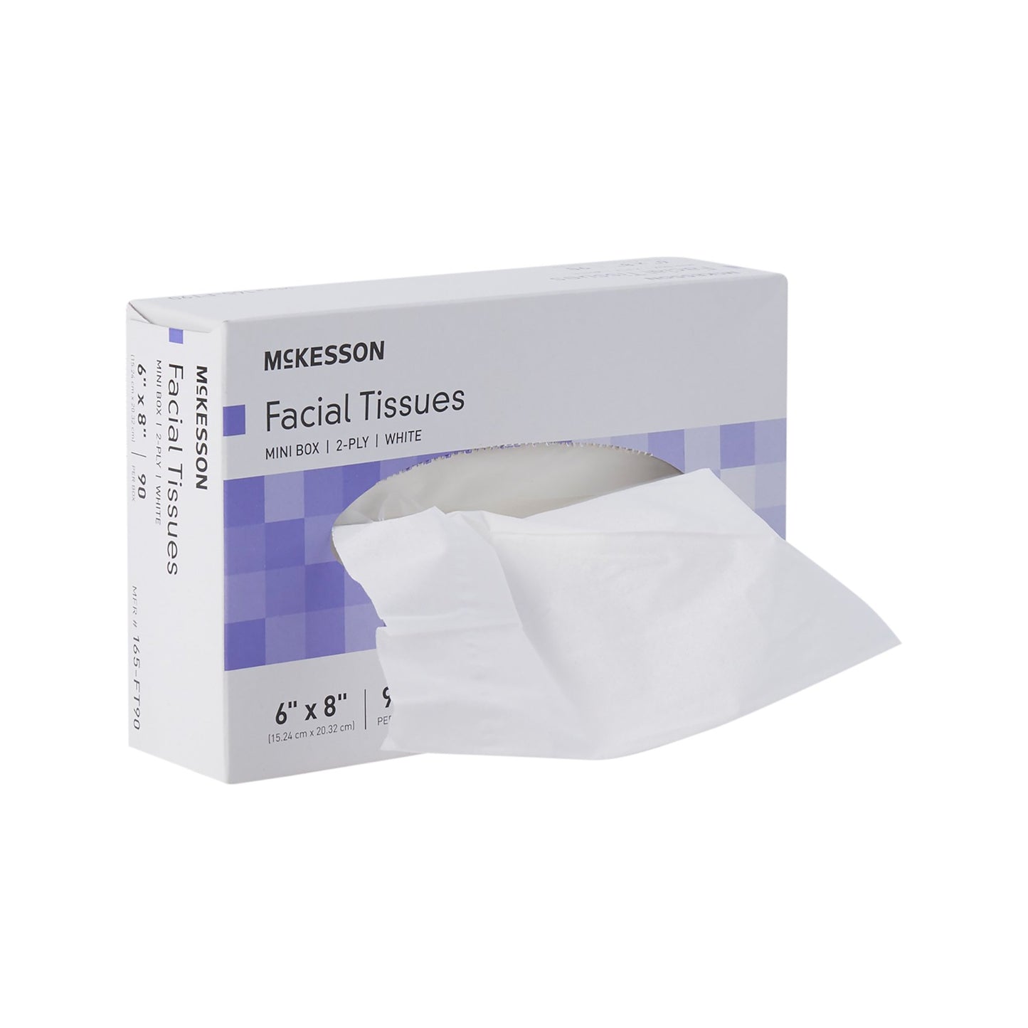 McKesson Facial Tissue White 6 X 8 Inch 90 Count (1040598_BX)