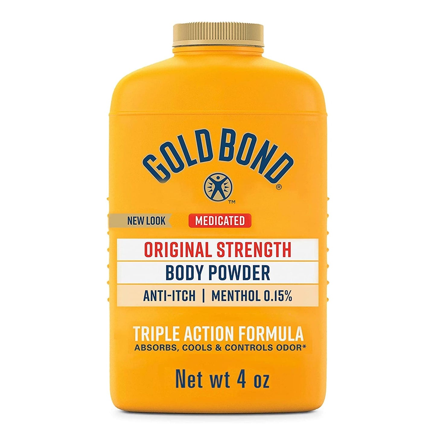 Gold Bond® Medicated Original Strength Body Powder 4 oz. Menthol Scent Shaker Bottle Menthol (1195811_EA)
