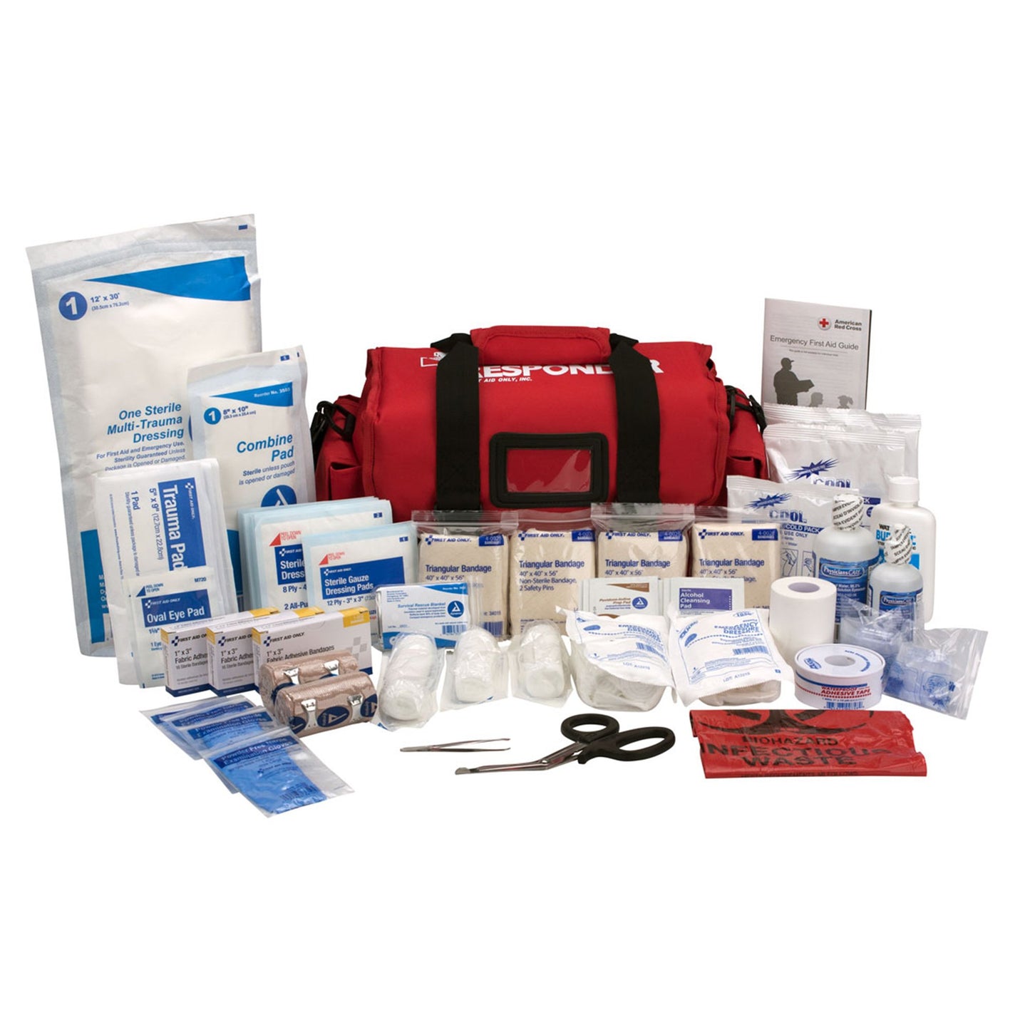 First Aid Only® First Responder Kit 24 Person Cordura Semi-rigid Bag (889586_EA)