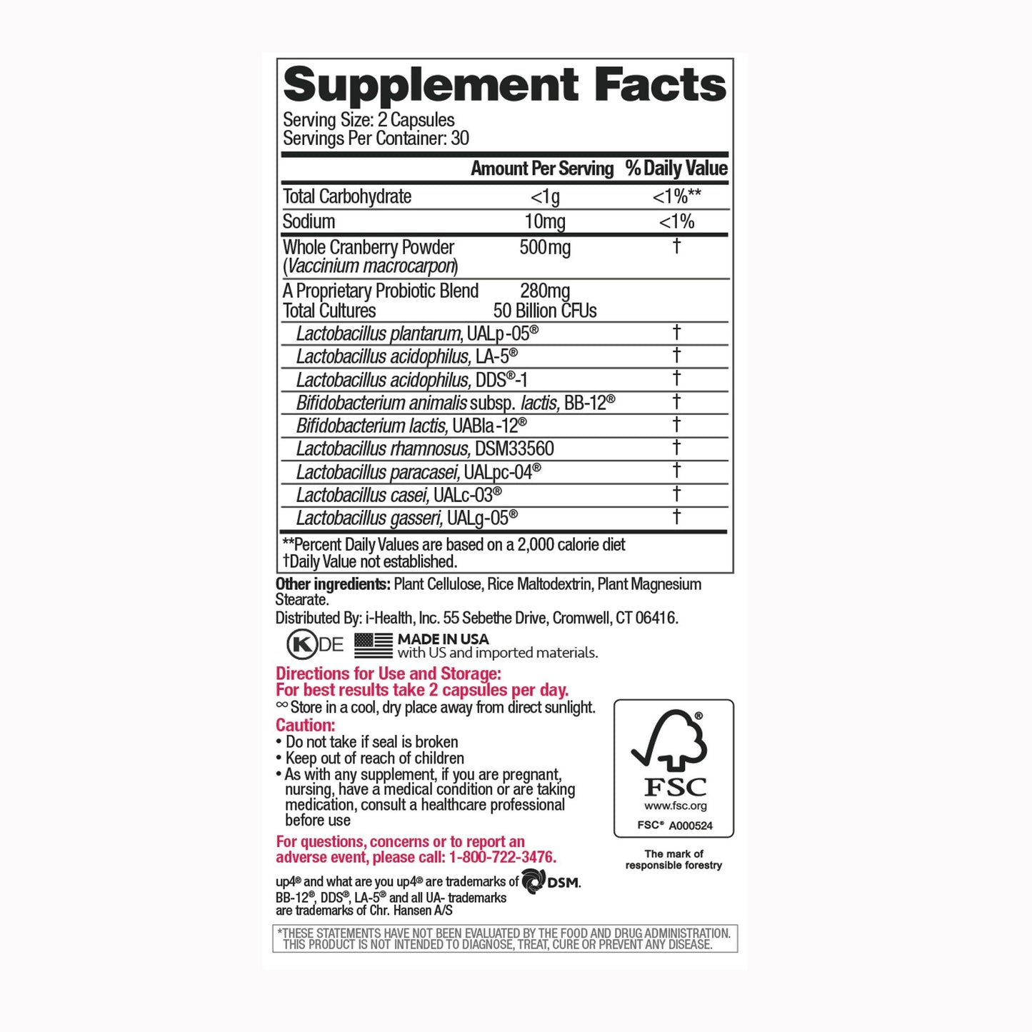 i-Health Inc Dietary Supplement Capsule 60 per Box (1268974_BX)