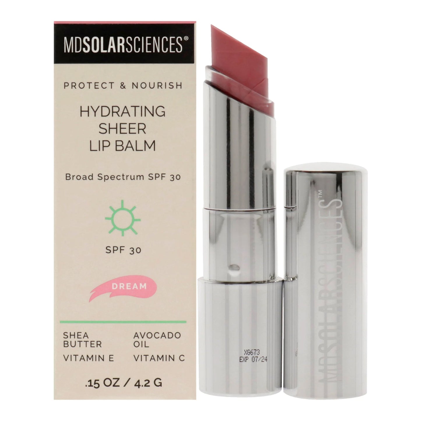 MDSolarsciences™ Hydrating Sheer SPF 30 Tinted Lip Balm with Sunscreen 0.15 oz. Tube (1230954_EA)