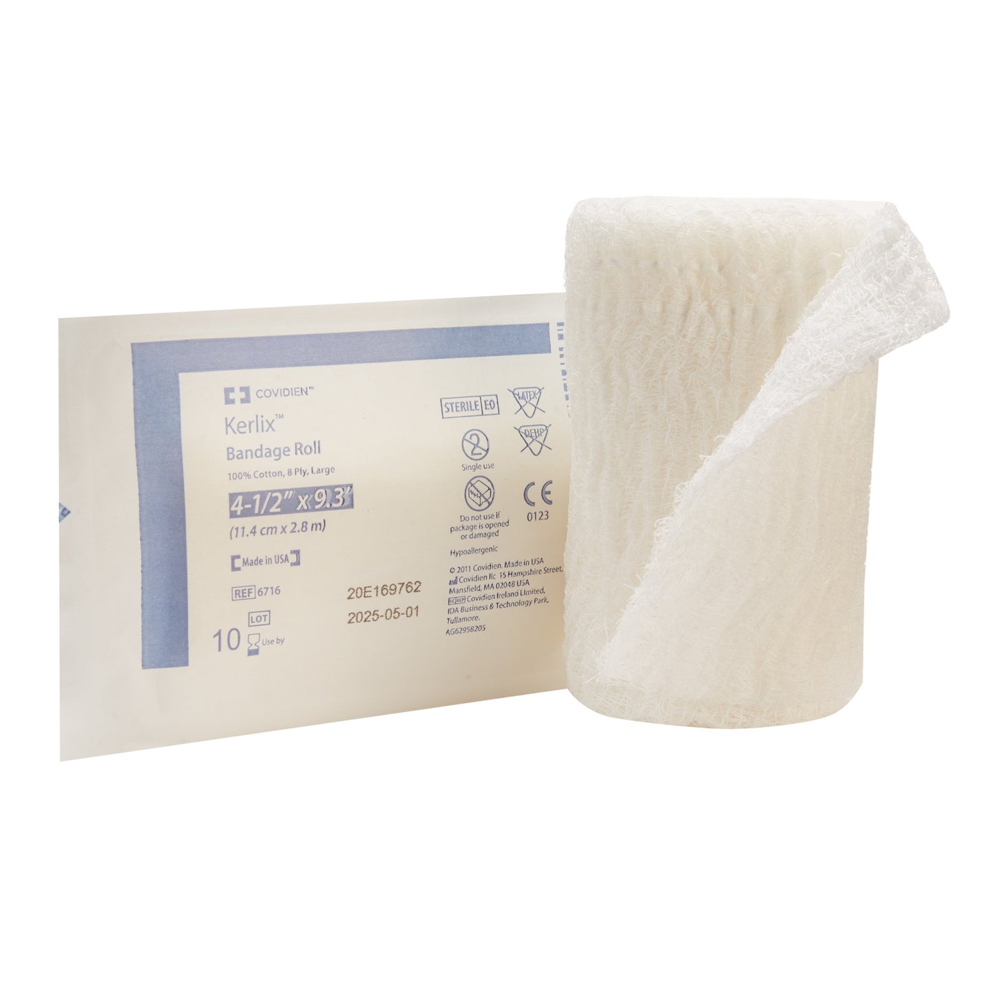 Kerlix™ Fluff Bandage Roll 4-1/2 Inch X 3-1/10 Yard 8-Ply Sterile 1 per Pouch (684279_EA)