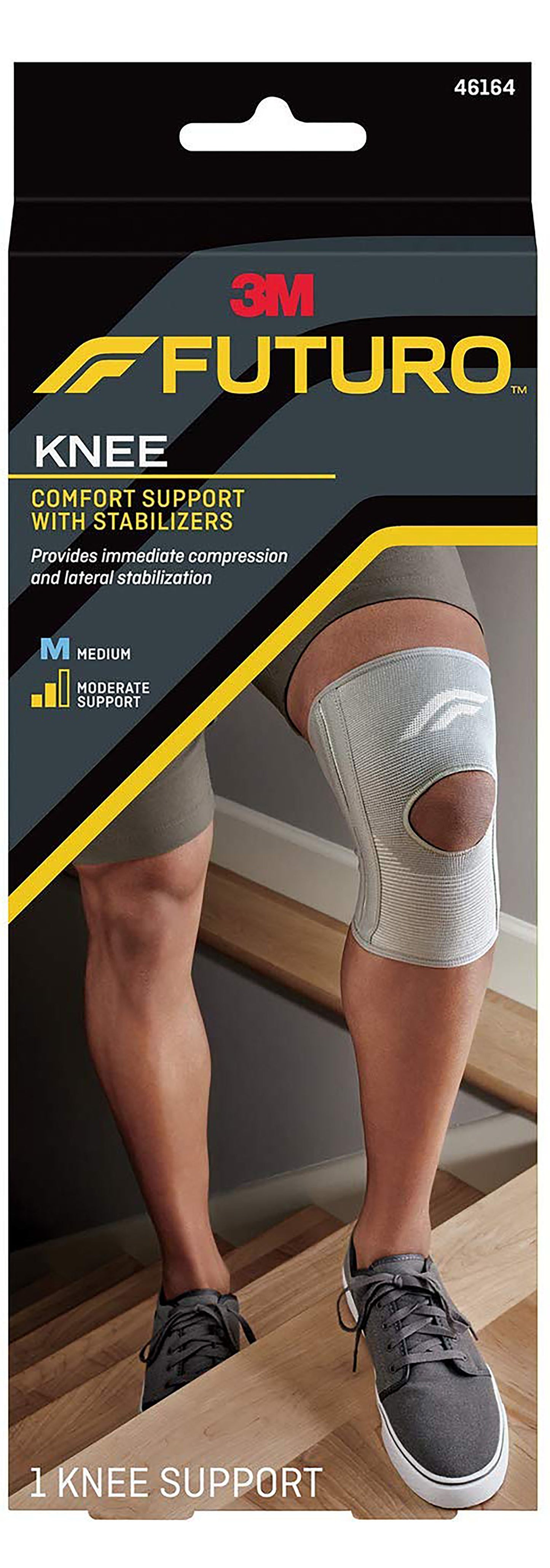 3M™ Futuro™ Stabilizing Knee Support Medium Without Fastening Left or Right Knee (971895_EA)