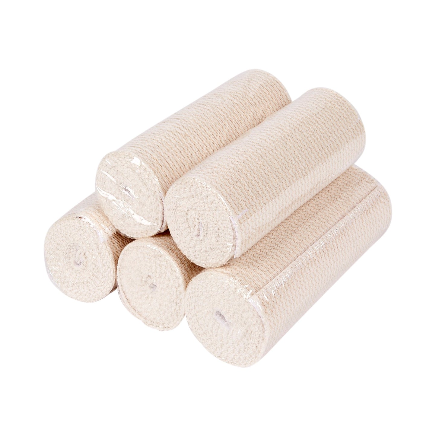 McKesson Elastic Bandage 2 Inch X 4-1/2 Yard Single Hook and Loop Closure Tan NonSterile Standard Compression (1067835_BX)