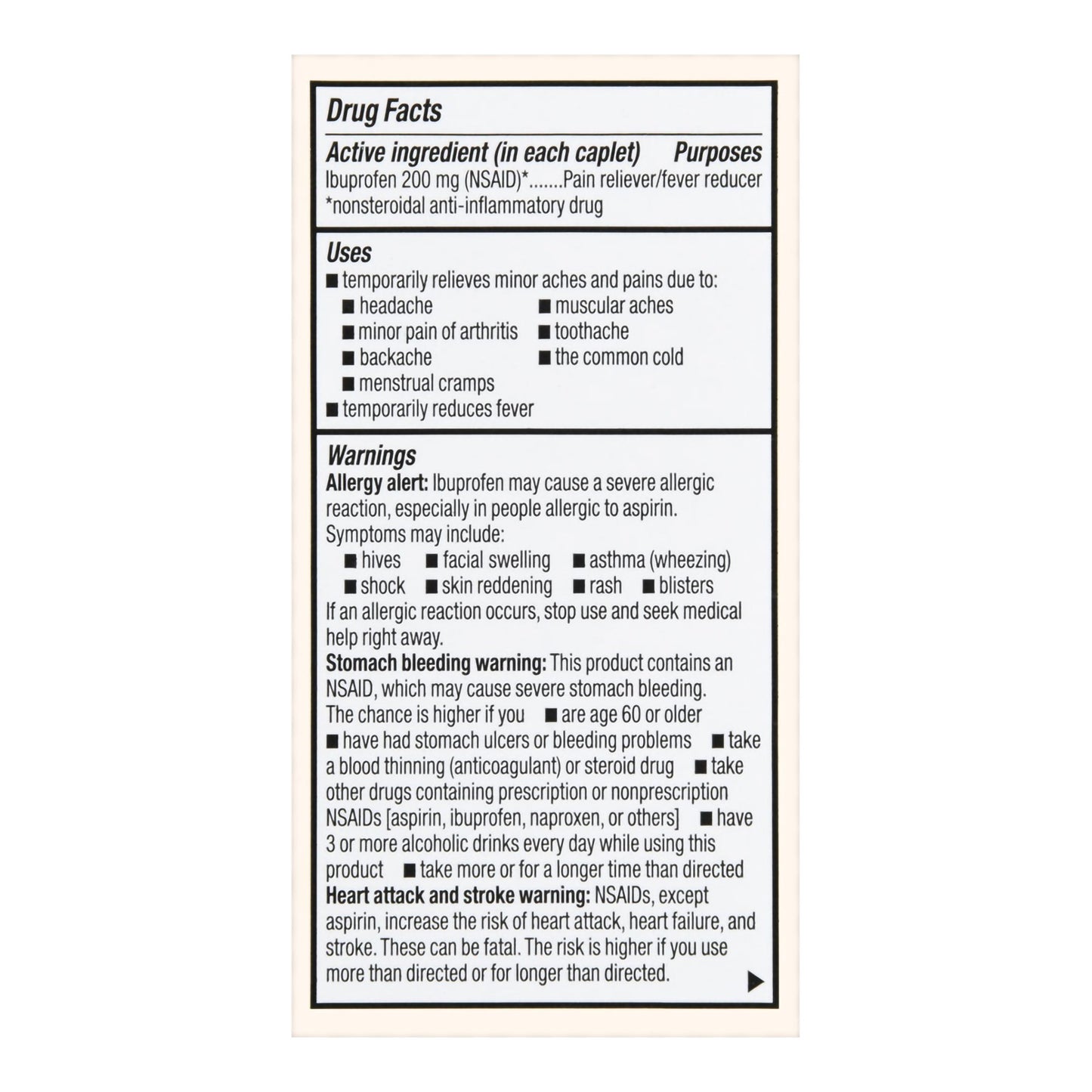 Foster & Thrive™ Pain Relief 200 mg Strength Ibuprofen Caplet 100 per Bottle (1238943_BT)