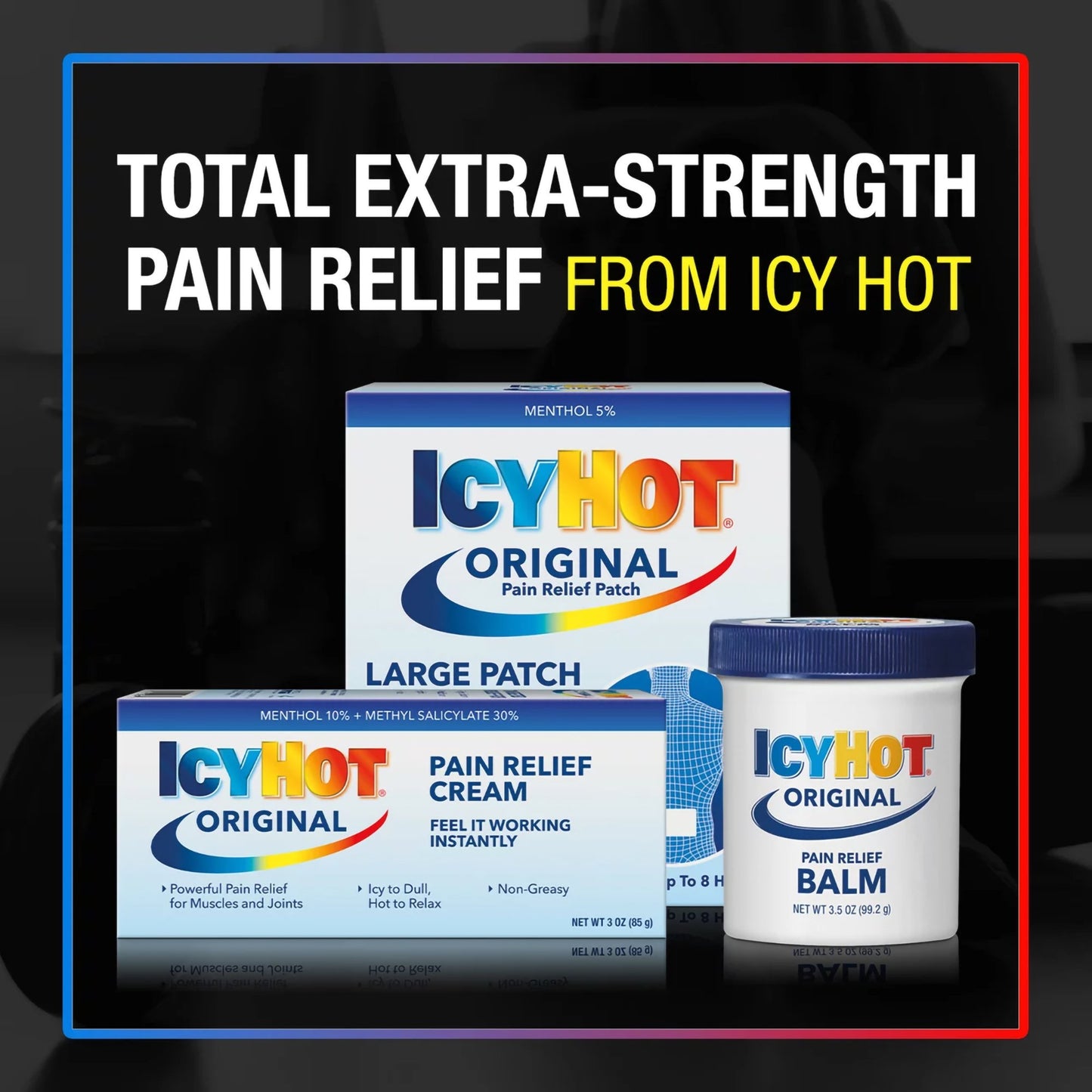 Icy Hot® Topical Pain Relief Cream 3 oz. (1230681_EA)