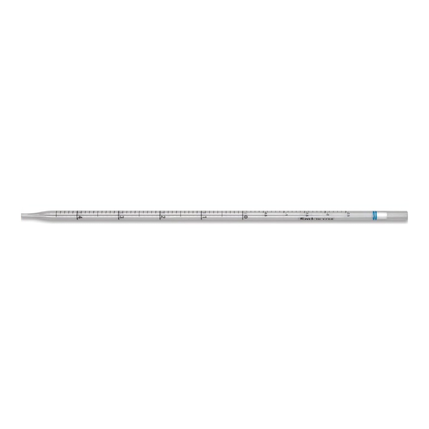 McKesson Serological Pipette 5 mL 0.1 mL Graduation Increments / 2.5 mL Negative Graduations Sterile (1176006_CS)