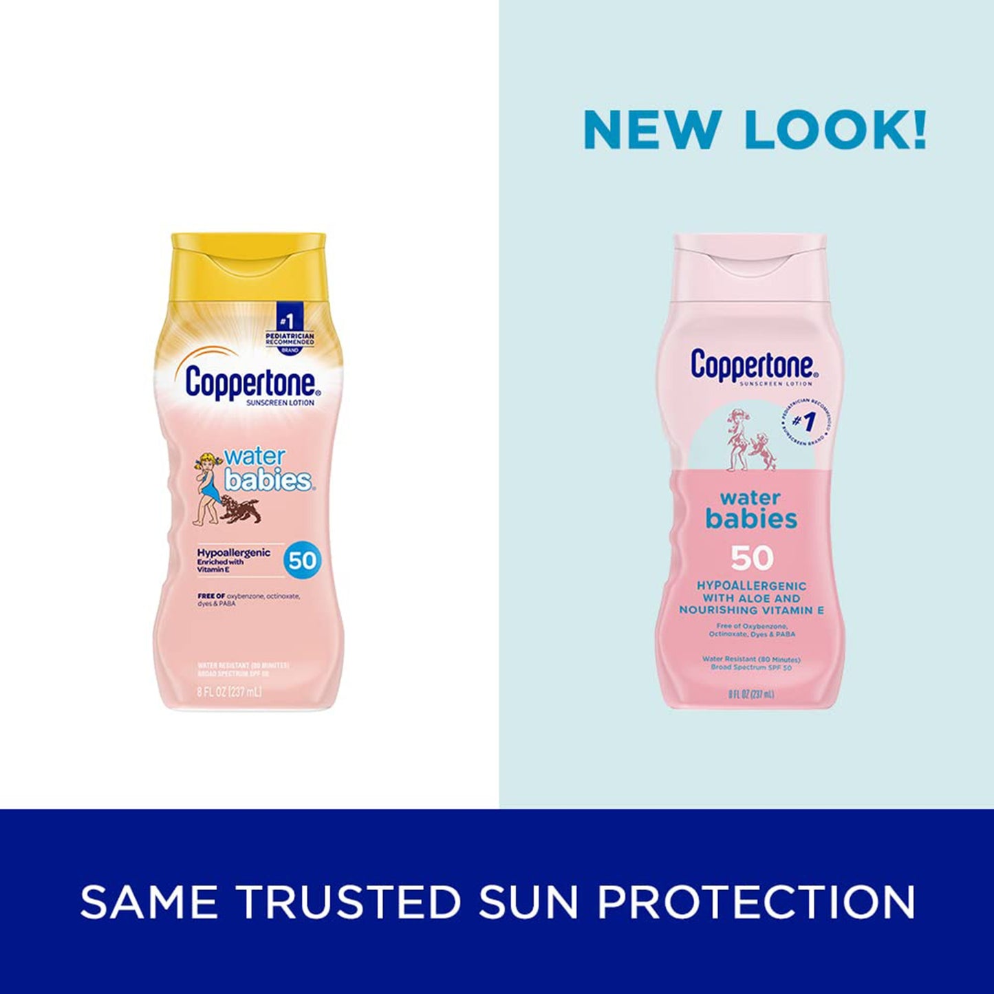 Coppertone® Water Babies Sunscreen SPF 50 Lotion 8 oz. Bottle (1231877_EA)
