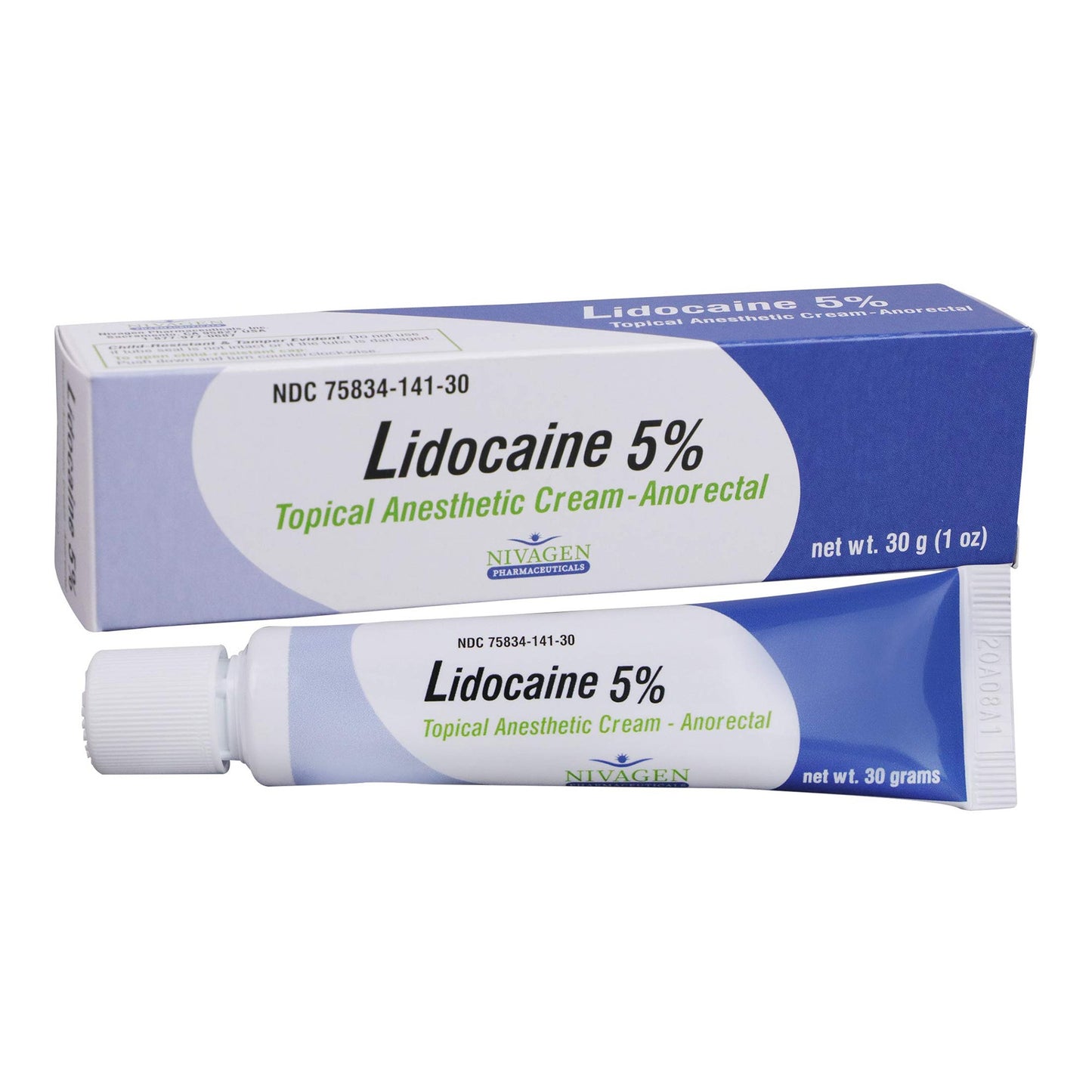 Patrin Pharma Inc Topical Pain Relief 5% Strength Lidocaine HCl Cream 30 Gram (1261056_EA)