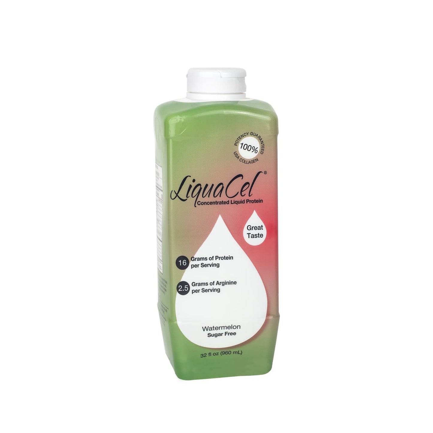 LiquaCel® Oral Supplement Watermelon Flavor Liquid 32 oz. Bottle (1050728_CS)