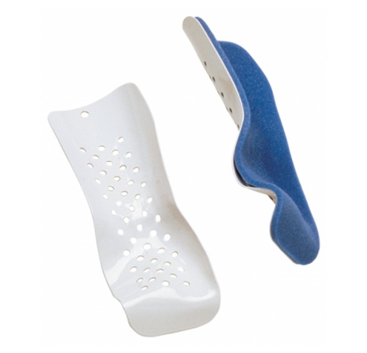 ProCare® Colles' Wrist Splint Padded Aluminum / Foam Left Hand Blue / White Medium (380420_EA)