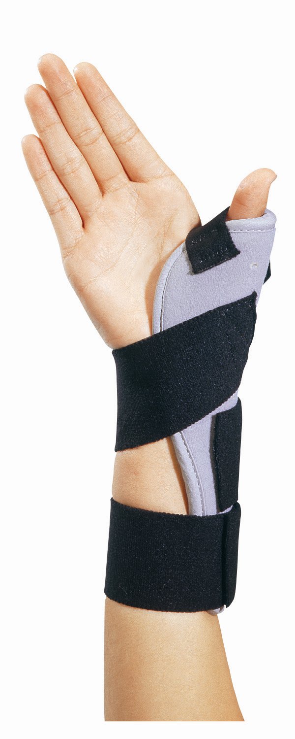 ThumbSPICA™ Thumb Splint One Size Fits Most Elastic Contact Closure Strap Black / Gray (251621_EA)