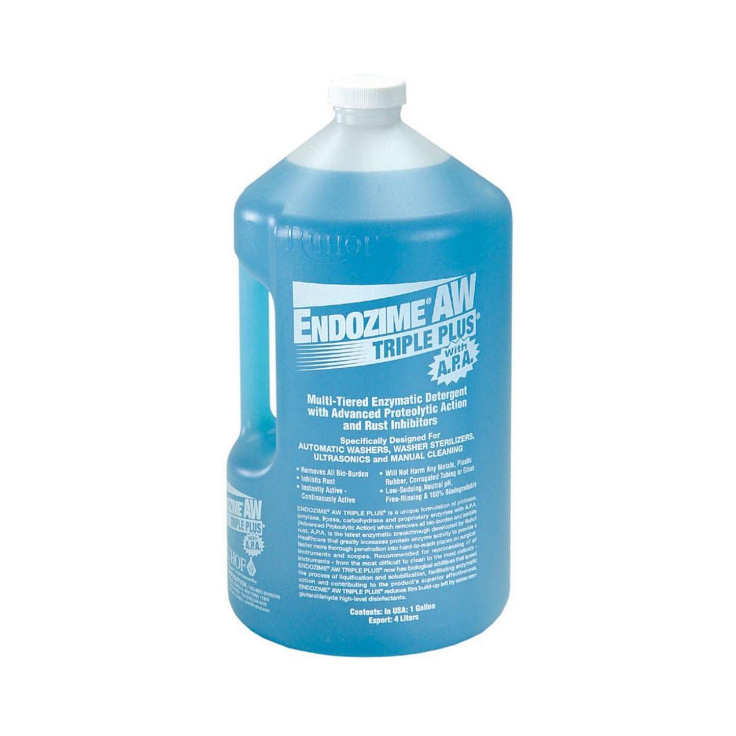 Endozime® AW Plus Multi-Enzymatic Instrument Detergent Liquid Concentrate 1 gal. Jug Scented (372304_GL)