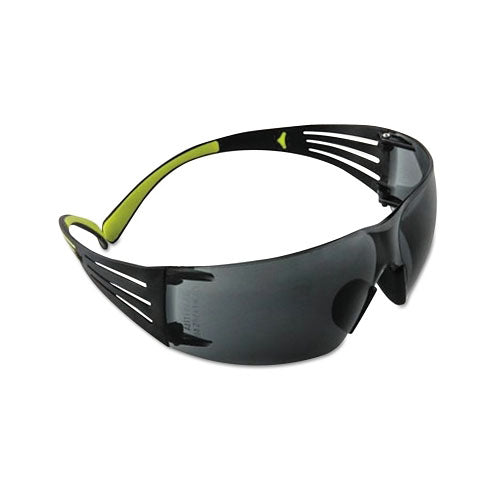 3M™ SecureFit™ 400 Series Protective Eyewear, Gray Lens, Anti-Fog, Anti-Scratch, Polycarbonate, Green/Black Frame (247-SF402AF)