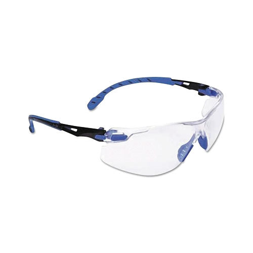 3M™ Solus™ 1000 Series Protective Eyewear, Clear Lens, Polycarbonate, Anti-Fog, Anti-Scratch, Blue/Black Frame (247-S1101SGAF)