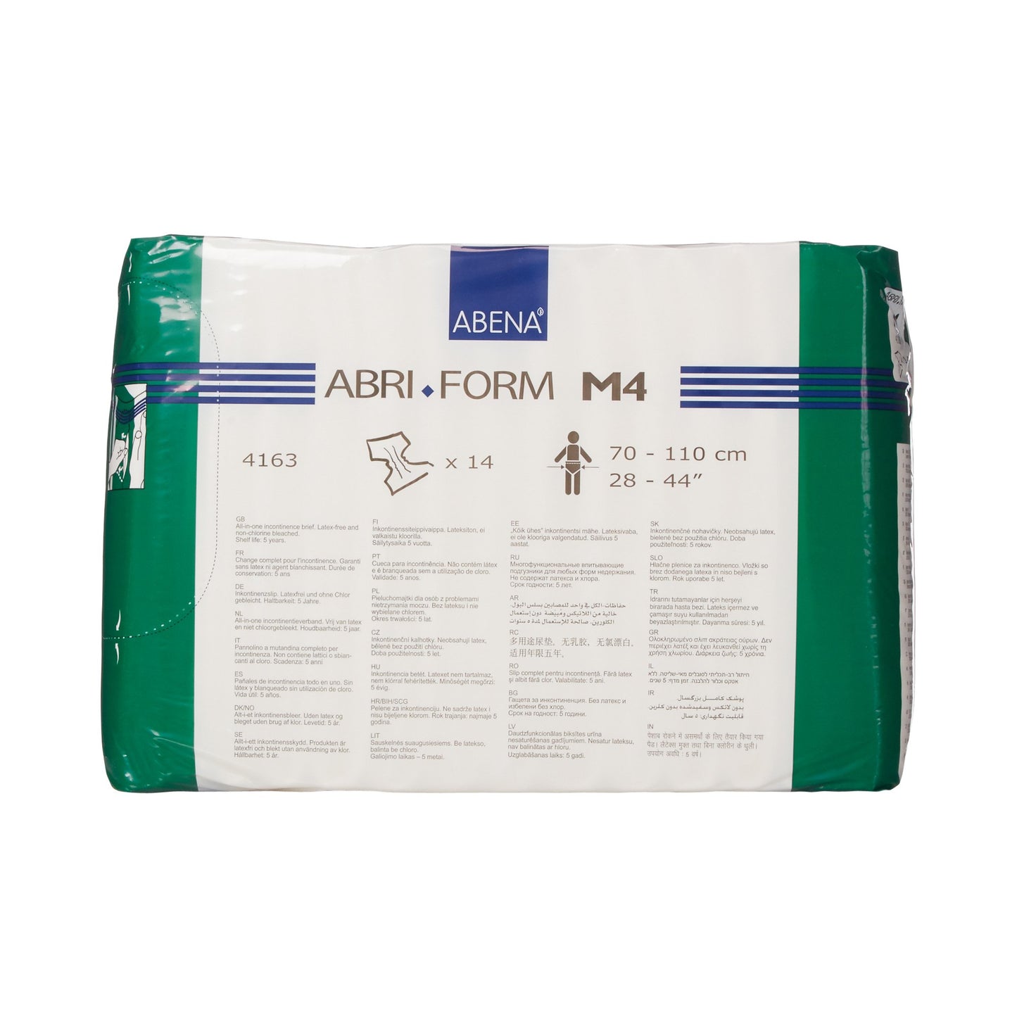 Abri-Form™ Comfort M4 Unisex Adult Incontinence Brief Medium Disposable Heavy Absorbency (938010_CS)