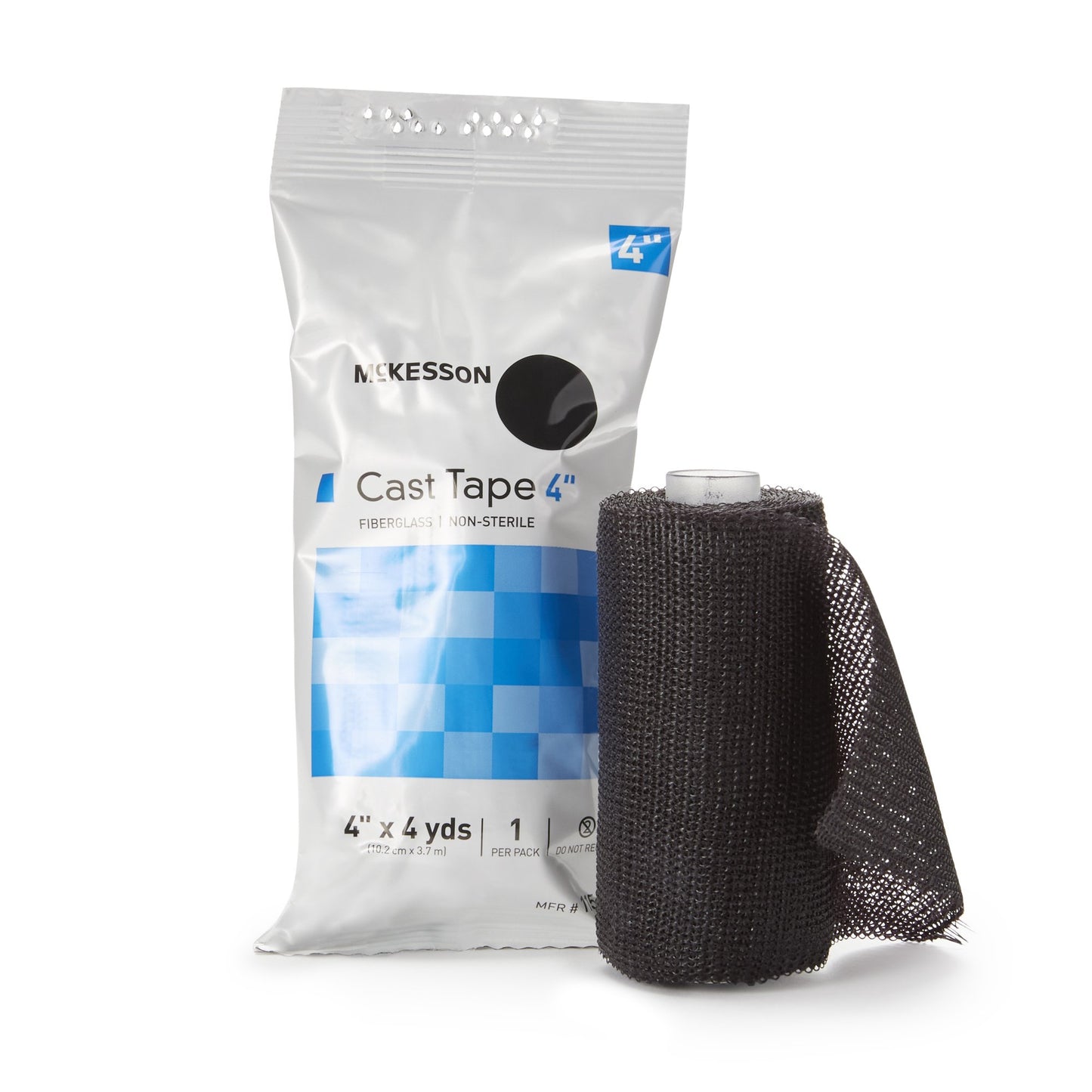 McKesson Cast Tape 4 Inch X 12 Foot Fiberglass Black (733698_BX)