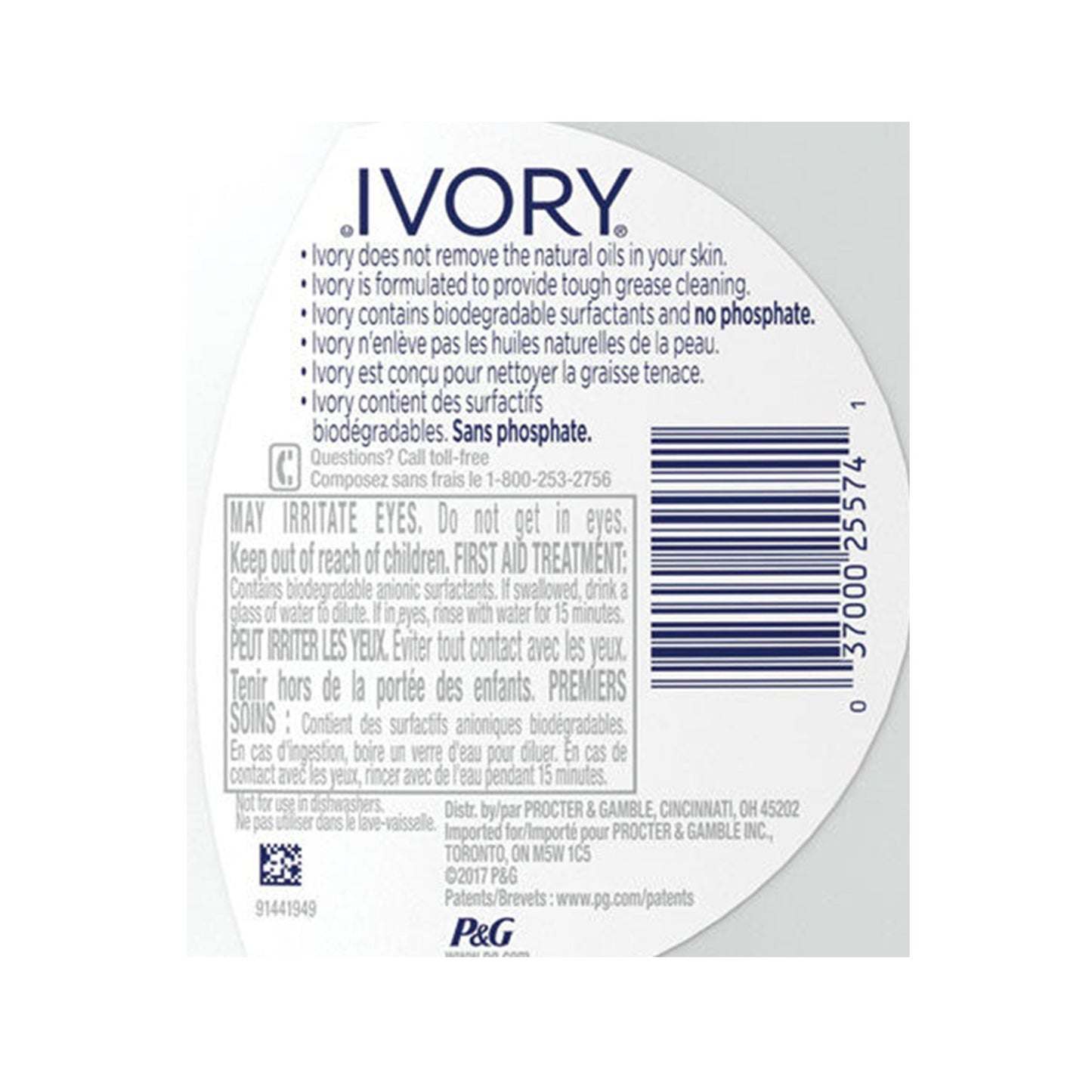 Ivory® Dish Detergent 24 oz. Bottle Liquid Classic Scent (740146_CS)