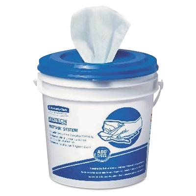 Kimberly-Clark Kimtech Prep™ Wipes for the WetTask™ Wiping System Refill, White, 9 in W x 15 in L, 275 Sheets/Roll, Hydroknit® Cloth (993-06006)
