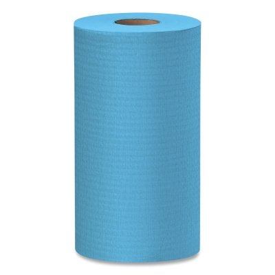 Kimberly-Clark X60 Cloth Wiper, Blue, 19.6 in W x 13.4 in L, Small Roll, 130 Sheets/Roll (993-35431)