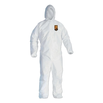 Ansell A40 Liquid and Particle Protection Apparel, Blue/White, Medium (412-42119)