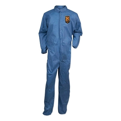 Kimberly-Clark KleenGuard™ A20 Breathable Particle Protection Coveralls, Blue Denim, 4X-Large, ZF, EWA (412-58507)