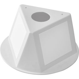 Global Industrial Inventory Control Cone W/ Dry Erase Decals, White (WB412432)