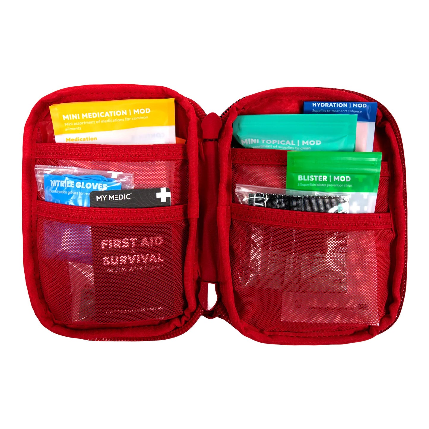 My Medic™ Sidekick First Aid Kit Red Soft Bag (1234453_EA)