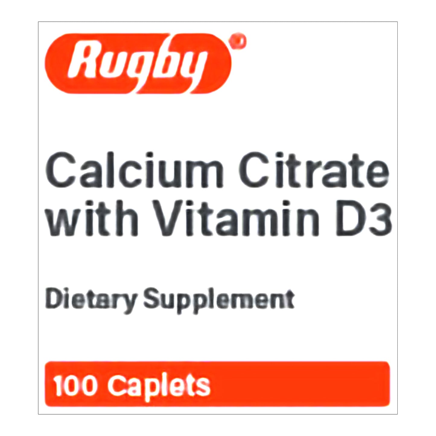 Major Pharmaceuticals Joint Health Supplement Calcium Citrate / Vitamin D3 315 mg - 5 mcg Strength Tablet 100 per Bottle (1218039_BT)