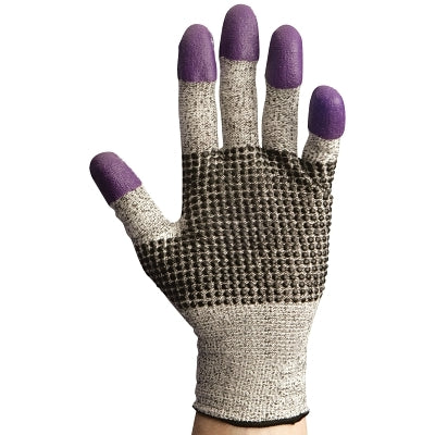 Ansell G60 Purple Nitrile Cut Resistant Gloves, Size 7, Purple/Grey/Black (412-97430)