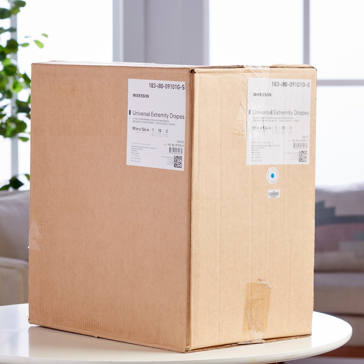 McKesson Orthopedic Drape Universal Extremity Drape 90 W X 124 L Inch Sterile (1101269_CS)