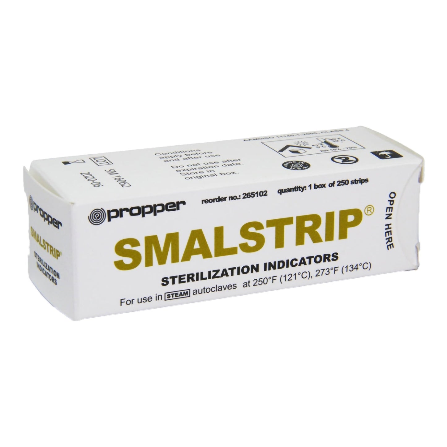 Smalstrip® Sterilization Chemical Indicator Strip Steam 4 Inch Length (704409_BX)