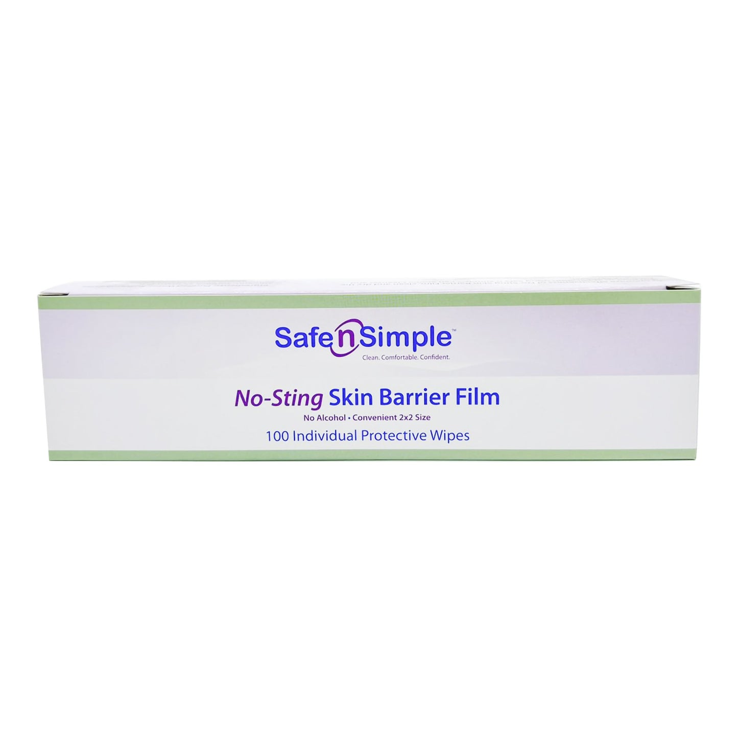 Safe N Simple™ No-Sting Skin Barrier Wipe 60% / 20% Strength Purified Water / Polyvinylpyrrolidone / Glycerin / Propylene Glycol Individual Packet Sterile (773689_BX)